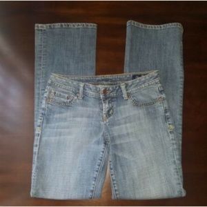 Seven 7 Sz 29 Blue Studded Boot Cut Womens Jeans